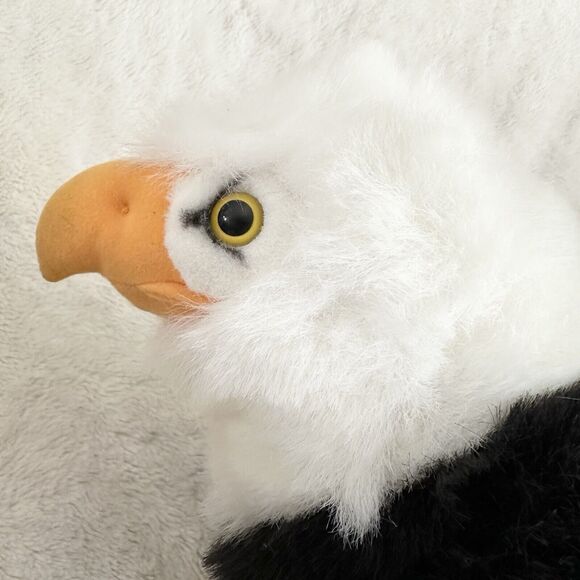 A&A Plush Bald Regal Eagle 16” Realistic Bird Of Prey Stuffed Animal Zoo - Picture 4 of 10